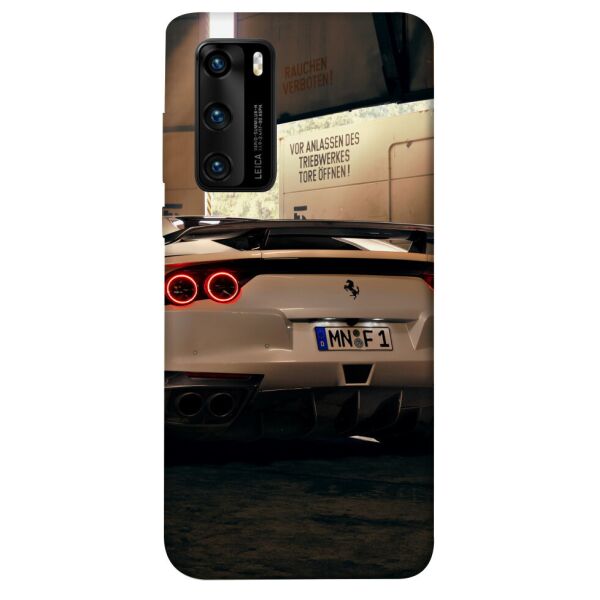 

Чехол itsPrint White Ferrari для Huawei P40
