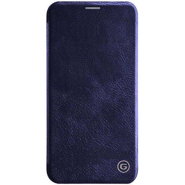 

Кожаный чехол книжка G-Case Vintage Business Series для Apple iPhone 11 Pro Max (6.5") Синий