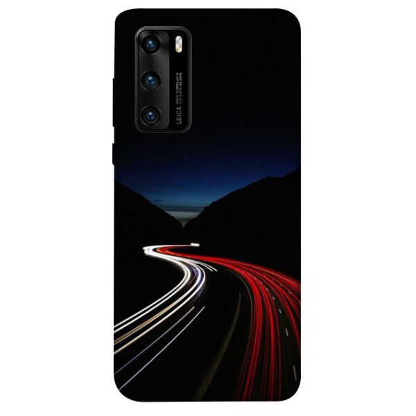 

Чехол itsPrint Красно-белая дорога для Huawei P40