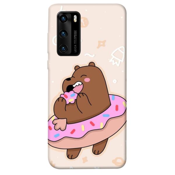 

Чехол itsPrint Мишка в пончике для Huawei P40