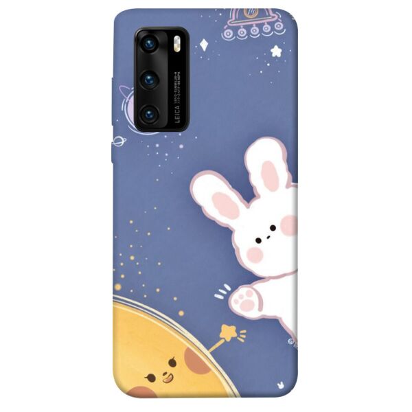 

Чехол itsPrint Зайка в космосе для Huawei P40