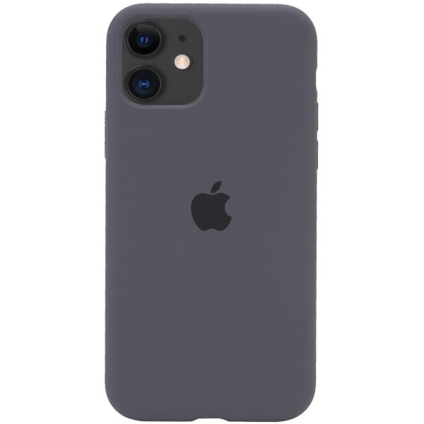

Чехол Silicone Case Full Protective (AA) для Apple iPhone 11 (6.1";) Серый / Dark Grey