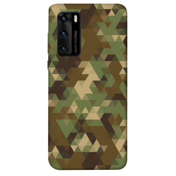 

Чехол itsPrint Треугольный камуфляж для Huawei P40