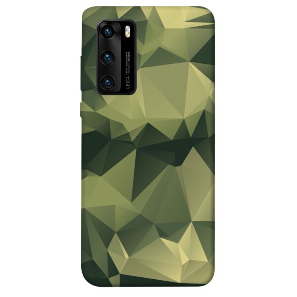 

Чехол itsPrint Треугольный камуфляж 2 для Huawei P40