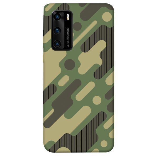 

Чехол itsPrint Диагональный камуфляж для Huawei P40