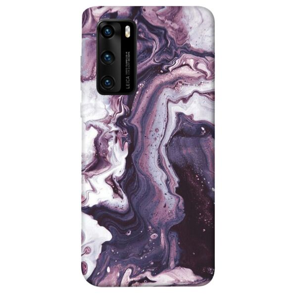 

Чехол itsPrint Красный мрамор для Huawei P40