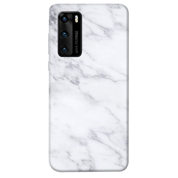 

Чехол itsPrint Белый мрамор 4 для Huawei P40