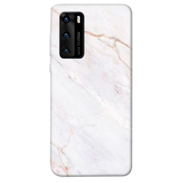 

Чехол itsPrint Белый мрамор 2 для Huawei P40