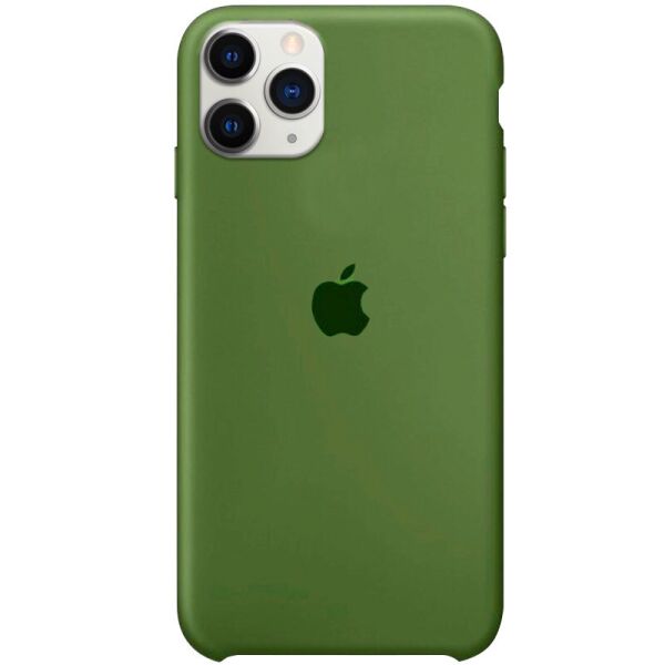 

Чехол Silicone Case (AA) для Apple iPhone 11 Pro Max (6.5") Зеленый / Army green