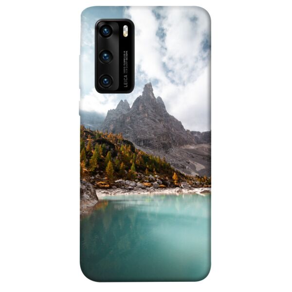 

Чехол itsPrint Озеро и скалы для Huawei P40