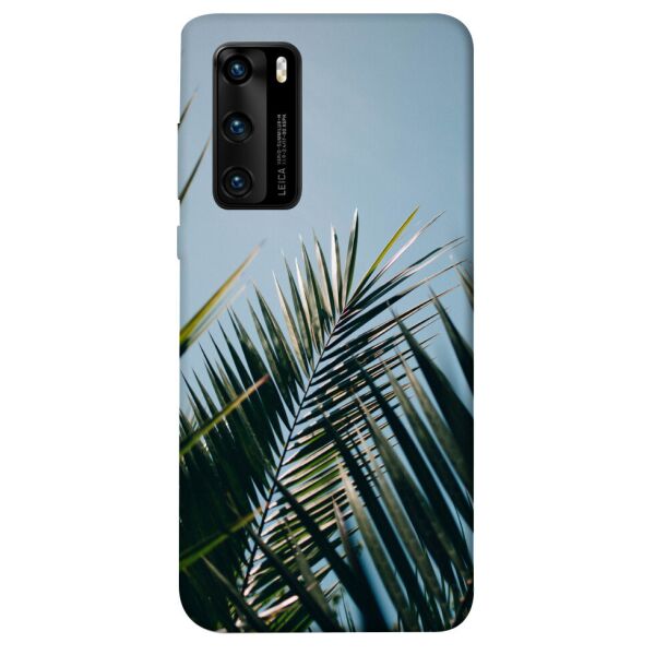 

Чехол itsPrint Листья и небо для Huawei P40