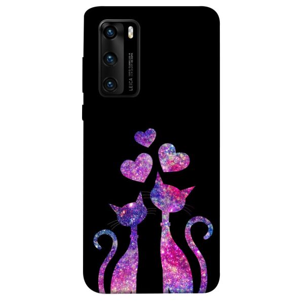 

Чехол itsPrint Космические коты для Huawei P40