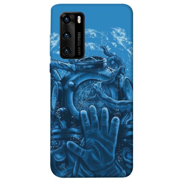 Чехол itsPrint Astronaut art для Huawei P40