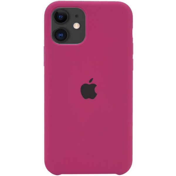 

Чехол Silicone Case (AA) для Apple iPhone 11 (6.1") Бордовый / Maroon
