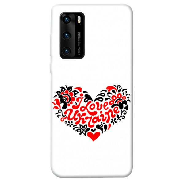 

Чехол itsPrint С Украиной в сердце для Huawei P40