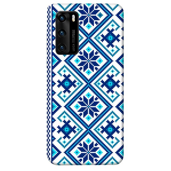 

Чехол itsPrint Синя вишиванка для Huawei P40