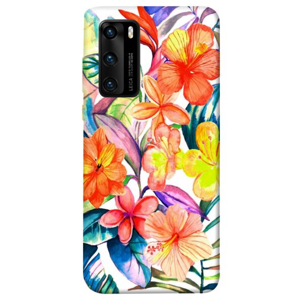 

Чехол itsPrint Цветочный коктейль для Huawei P40