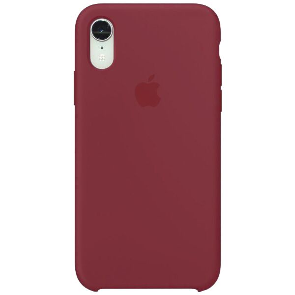 

Чехол Silicone Case (AA) для Apple iPhone XR (6.1") Бордовый / Maroon