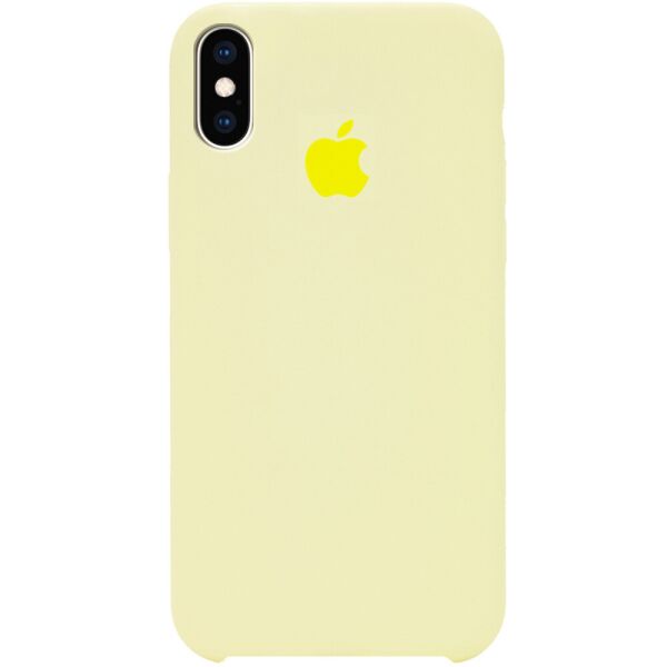 

Чехол Silicone Case (AA) для Apple iPhone XS Max (6.5") Желтый / Mellow Yellow