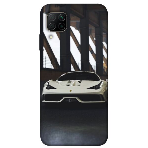 

Чехол itsPrint White sportcar для Huawei P40 Lite