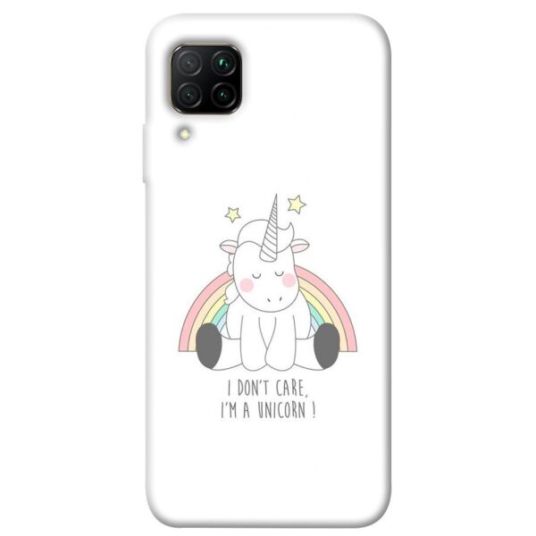 

Чехол itsPrint I don't care для Huawei P40 Lite