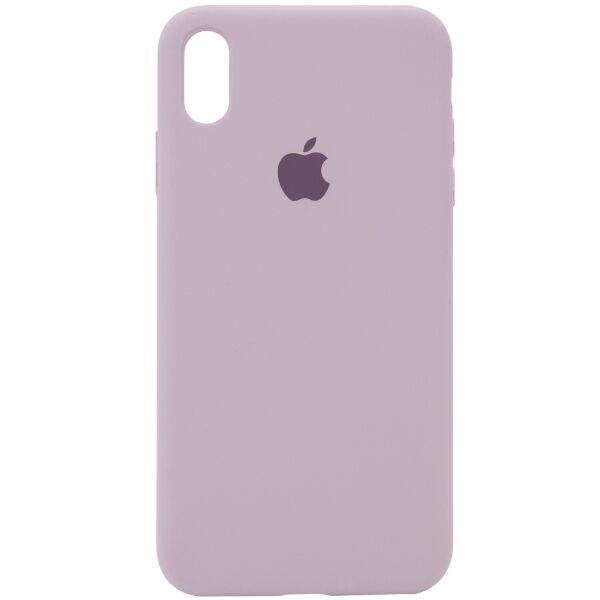 

Чехол Silicone Case Full Protective (AA) для Apple iPhone XS Max (6.5") Серый / Lavender