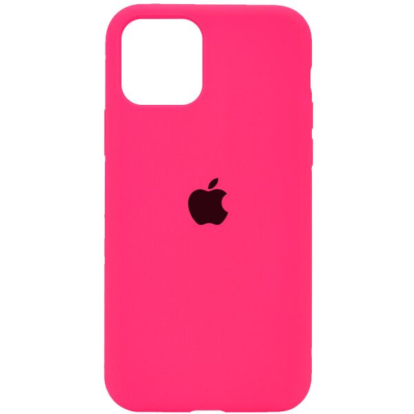 

Чехол Silicone Case Full Protective (AA) для Apple iPhone 11 Pro Max (6.5";) Розовый / Barbie pink