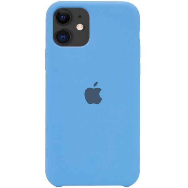 

Чехол Silicone Case (AA) для Apple iPhone 11 (6.1") Голубой / Cornflower