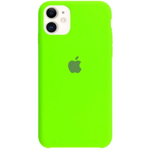 

Чехол Silicone Case (AA) для Apple iPhone 11 (6.1";) Салатовый / Neon Green