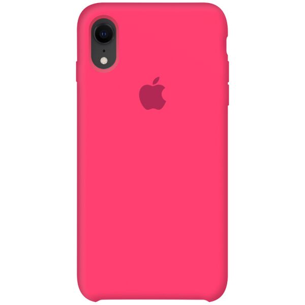 

Чехол Silicone Case (AA) для Apple iPhone XR (6.1") Розовый / Barbie pink