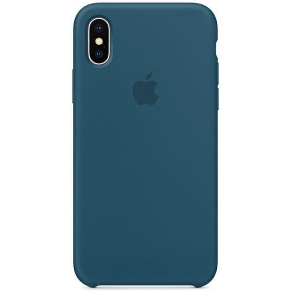 

Чехол Silicone Case (AA) для Apple iPhone X (5.8") / XS (5.8") Синий / Navy Blue