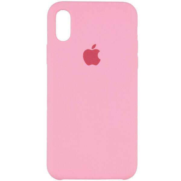 

Чехол Silicone Case (AA) для Apple iPhone XS Max (6.5") Розовый / Light pink