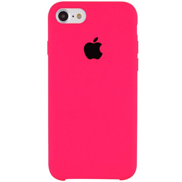 

Чехол Silicone Case (AA) для Apple iPhone 7 / 8 (4.7";) Розовый / Barbie pink