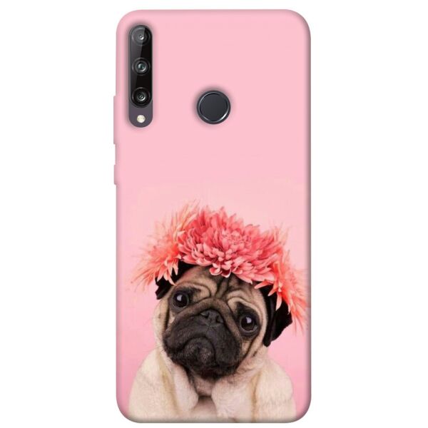

Чехол itsPrint Мопс с цветами для Huawei P40 Lite E / Y7p (2020)