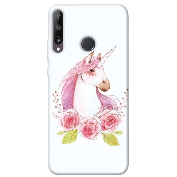 

Чехол itsPrint Единорог с цветами для Huawei P40 Lite E / Y7p (2020)