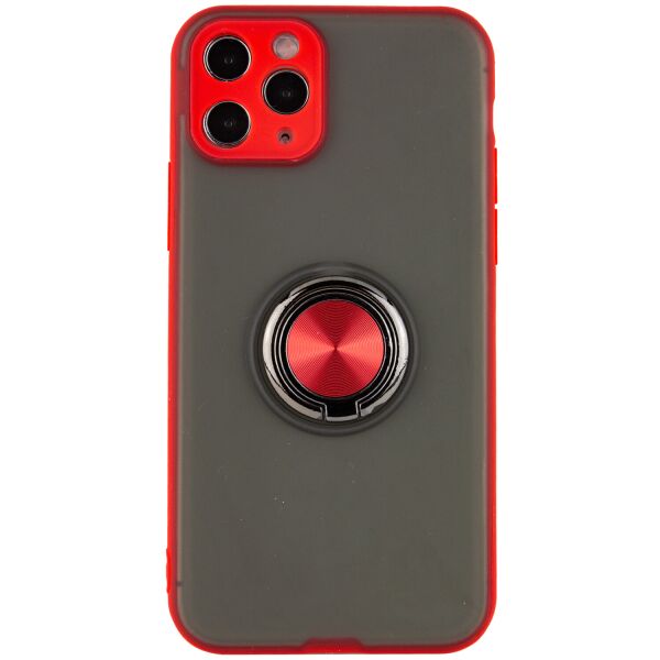 

TPU-PC чехол Deen Shadow Ring series для Apple iPhone 11 Pro (5.8";) Красный