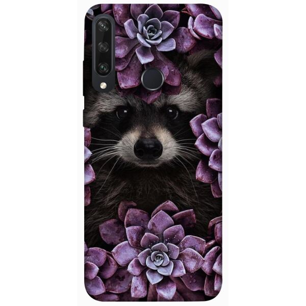 

Чехол itsPrint Енот в цветах для Huawei Y6p