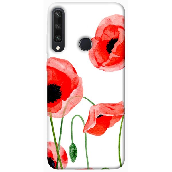 

Чехол itsPrint Акварельные маки для Huawei Y6p