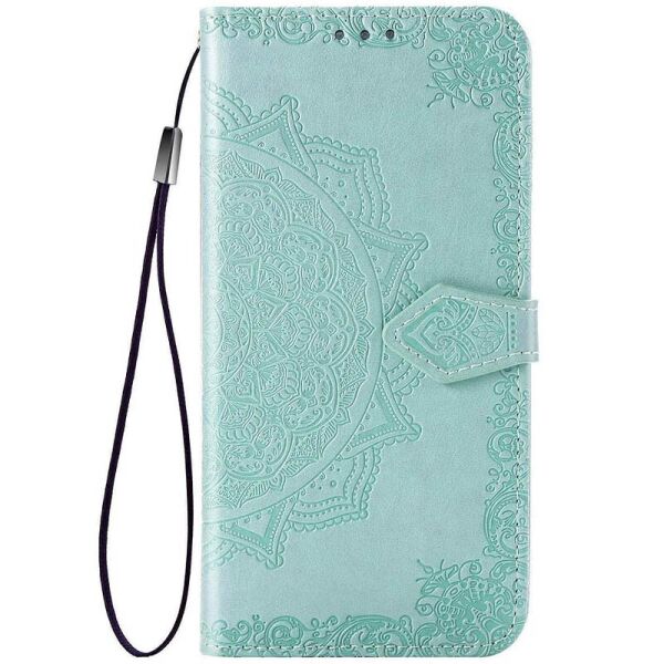 

Кожаный чехол (книжка) Art Case с визитницей для Oppo A52 / A72 / A92 Бирюзовый