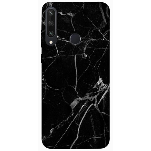 

Чехол itsPrint Черный мрамор для Huawei Y6p