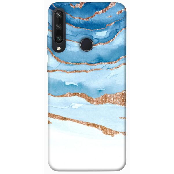 

Чехол itsPrint Небесно-золотой мрамор для Huawei Y6p