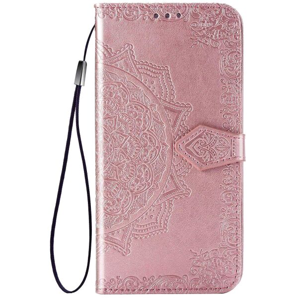 

Кожаный чехол (книжка) Art Case с визитницей для TECNO POP 2F Розовый