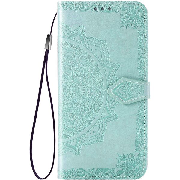 

Кожаный чехол (книжка) Art Case с визитницей для TECNO POP 4 Бирюзовый