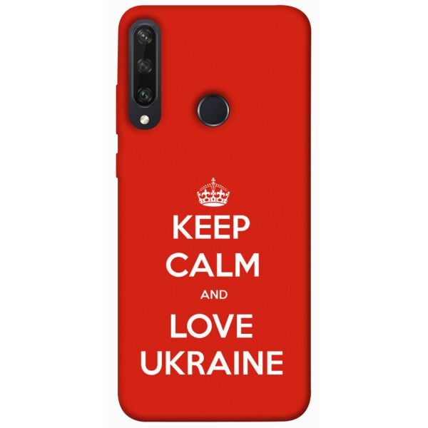 

Чехол itsPrint Keep calm and love Ukraine для Huawei Y6p