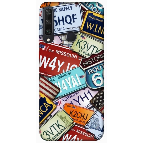 

Чехол itsPrint License plate для Huawei Y6p