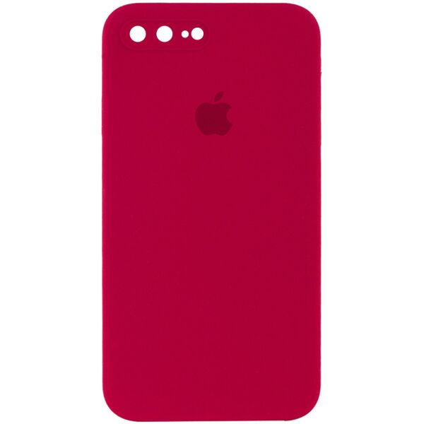 

Чехол Silicone Case Square Full Camera Protective (AA) для Apple iPhone 7 plus / 8 plus (5.5") Красный / Rose Red