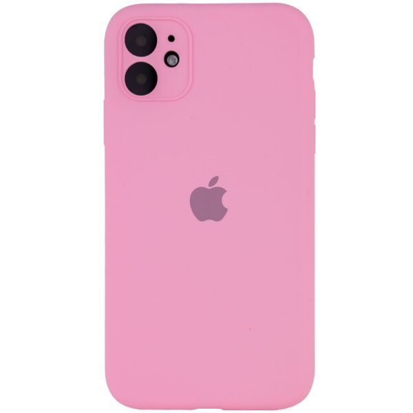 

Чехол Silicone Case Full Camera Protective (AA) для Apple iPhone 12 mini (5.4") Розовый / Light pink