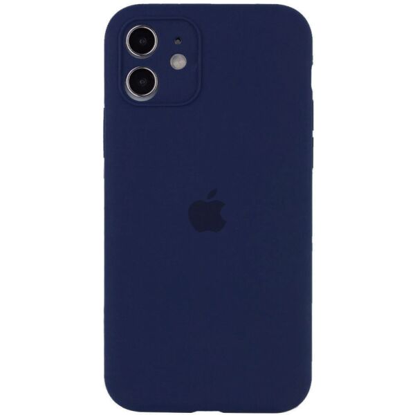 

Чехол Silicone Case Full Camera Protective (AA) для Apple iPhone 12 mini (5.4") Синий / Deep navy