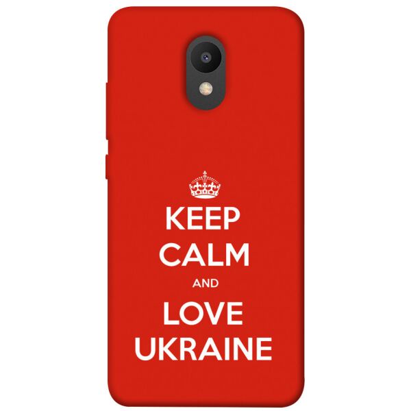 

Чехол itsPrint Keep calm and love Ukraine для Meizu M6