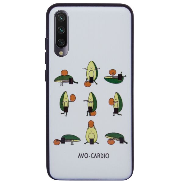 

TPU+PC чехол ForFun для Xiaomi Mi A3 (CC9e) Авокардио / Голубой